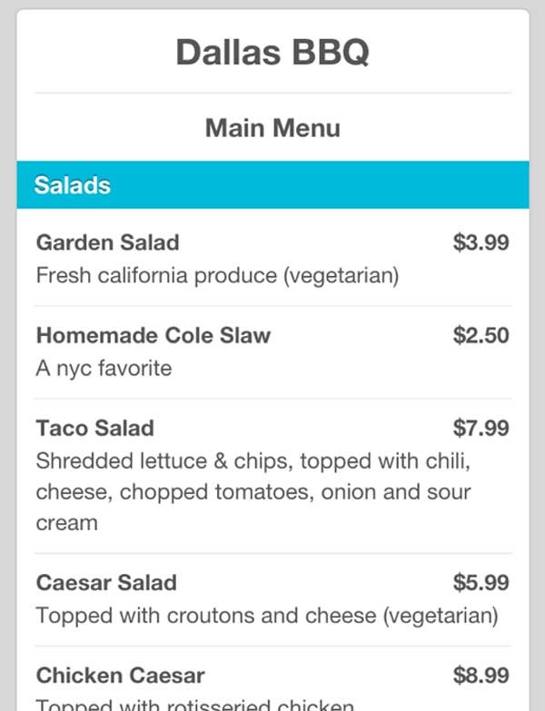 Foursquare agregará precios a menús