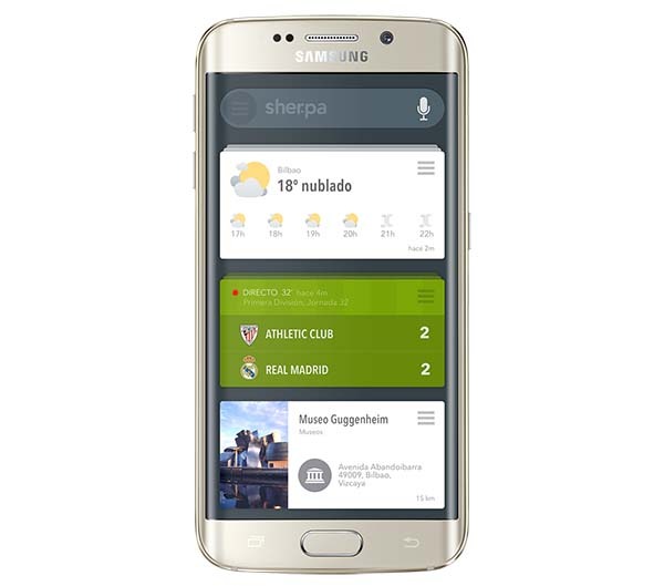 Samsung incorporará al asistente Sherpa Next en sus Galaxy S6/S6 Edge