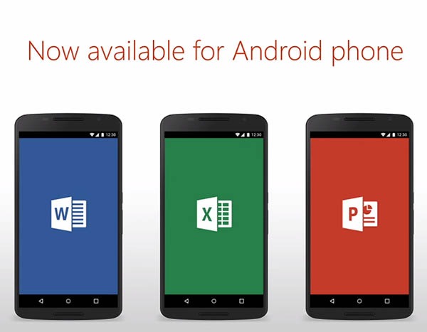 Microsoft Office ya disponible para smartphones Android