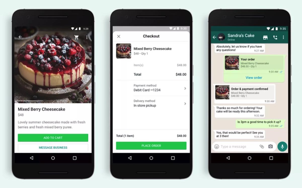 WhatsApp permitirá hacer compras dentro de la aplicación