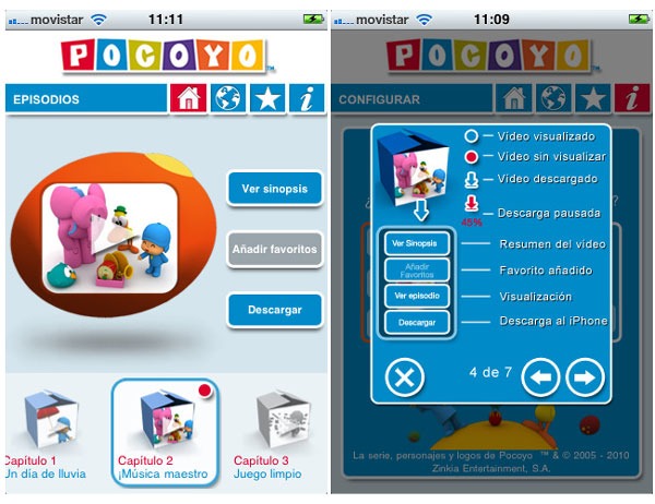 Pocoyó TV, aplicación para iPhone y iPad con la que ver las aventuras de Pocoyó