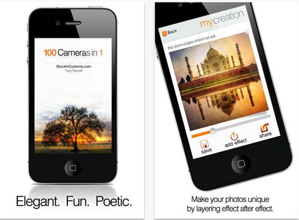 100 Cameras in 1, retocar y publicar todo en una aplicación para iPhone 1