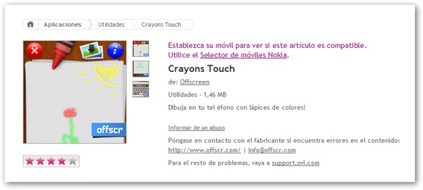 Crayons Touch, dibuja todo lo que quieras con lápices de cera en tu móvil Nokia 1