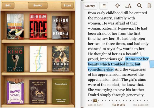 iBooks, lector de libros electrónicos gratuito para iPhone o iPad 1