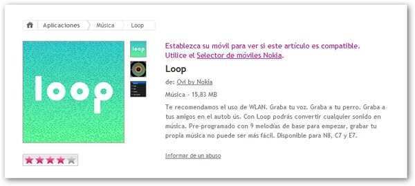 Loop, crea ritmos y música a partir de sonidos caseros con esta aplicación para móviles Nokia 1