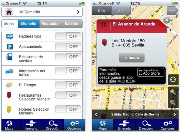 ViaMichelin Mobile, calcula el itinerario de tu viaje con esta aplicación 2