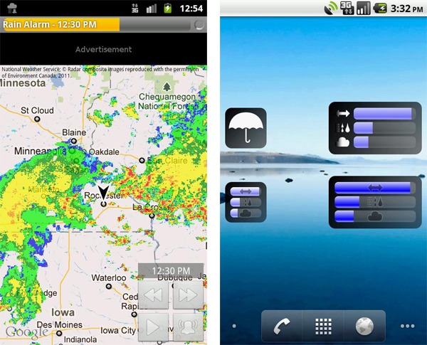 Alarma de Lluvia, recibe alertas de lluvia en tu móvil Android y iPhone con esta aplicación 2
