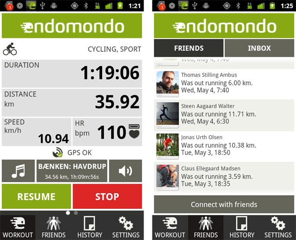 Endomondo Sports Tracker, registra tu actividad fí­sica y compártela con esta aplicación 2