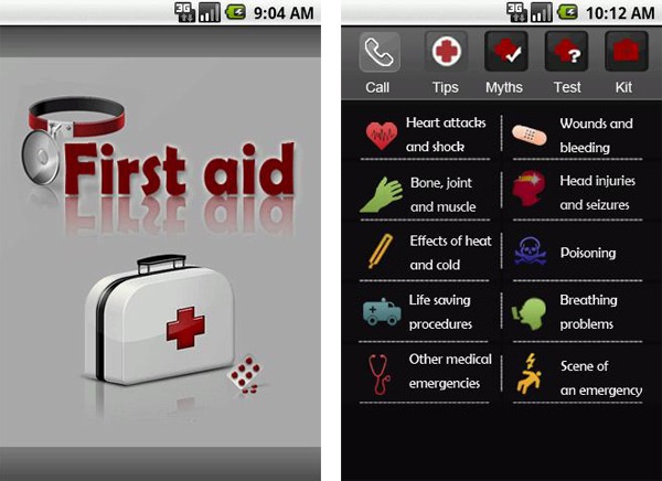 First Aid, toda la información sobre primeros auxilios con esta aplicación para Android 2