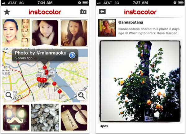 Instacolor, descubre qué usuarios de Instagram se encuentran cerca de ti 2