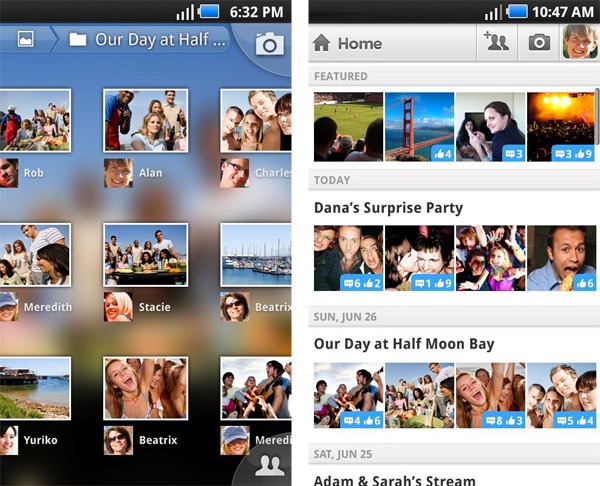 LiveShare Group photo sharing, comparte fotos entre grupos de amigos desde el móvil 2