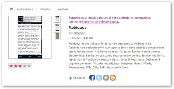 Mobiquus, gestiona todas tus cuentas de correo con esta aplicación para móviles 1