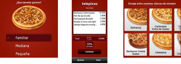 Telepizza, encarga una pizza en cualquier lugar desde el móvil 2