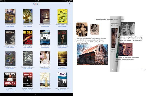 Google Books, la aplicación de Google disponible en App Store 2