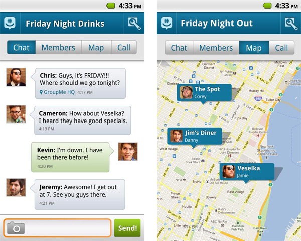 GroupMe, crea grupos de conversación con tus amigos 2