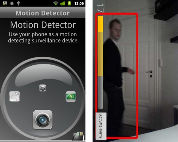 Motion Detector Pro, utiliza tu móvil Android para vigilar 2