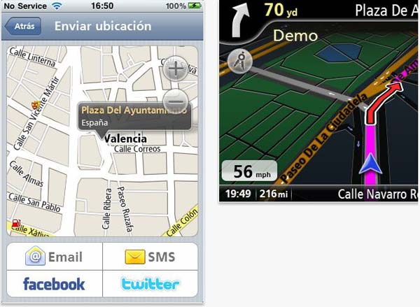 Navfree, un GPS gratuito para iPhone 2