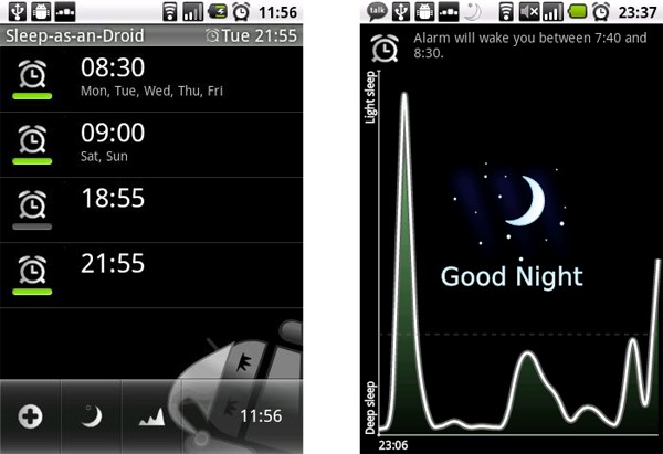 Sleep as an Droid, lleva el control del sueño con tu Android 2