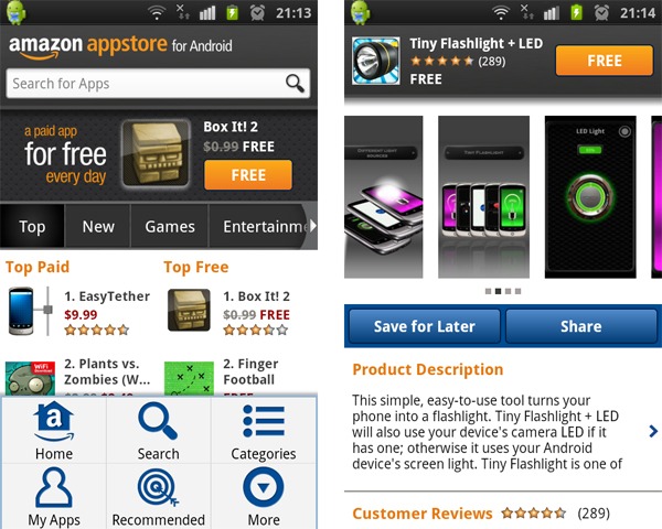 Amazon Appstore, disponible este mercado para Android 2
