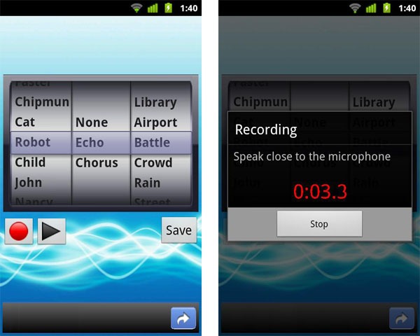 Best Voice Changer, modifica tu voz con tu móvil Android 1