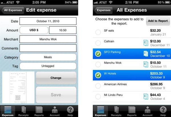 Expensify - Expense Reports, un control de gastos portátil 2