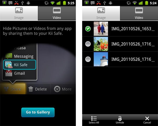 Oculta fotos con Kii Safe, crea tu álbum privado en Android 2