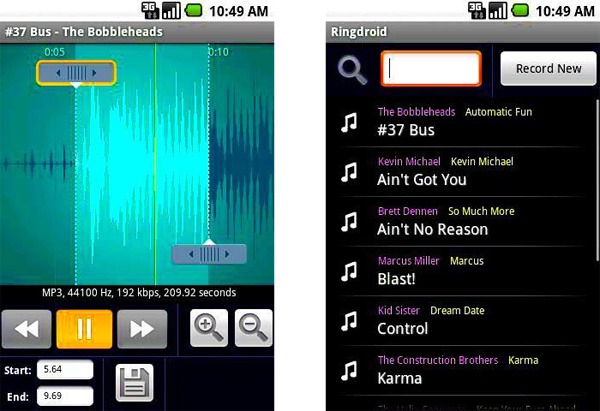 Ringtone Maker Pro gratis, crea tonos de llamada en Android 2