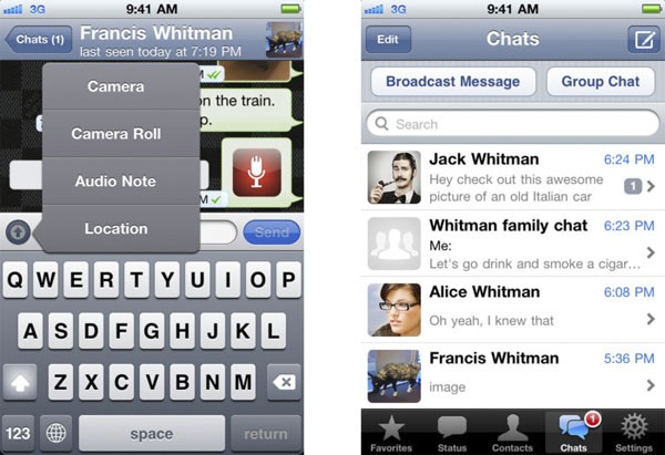 whatsapp 2.6.5, actualización para iPhone de esta red social 2