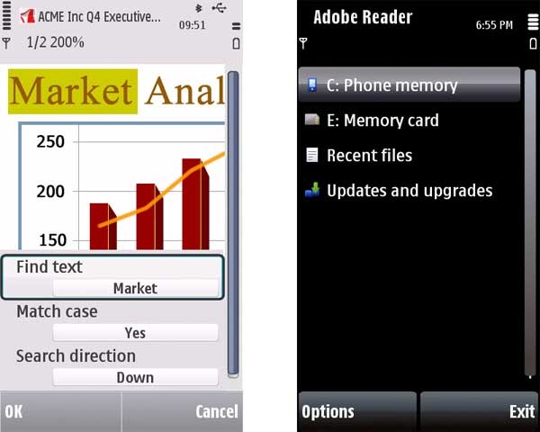 Adobe Reader LE 2.5, un lector de archivos PDF para Nokia 2
