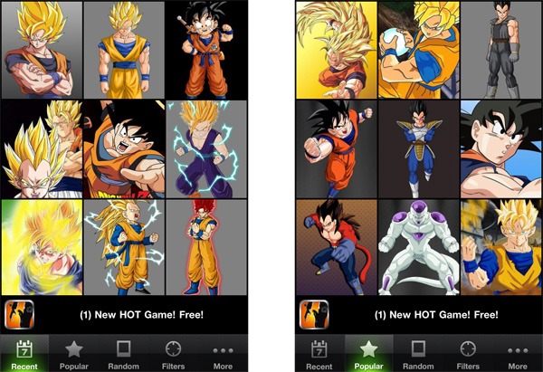 Dragon Ball Wallpapers, fondos de pantalla para iPhone 2