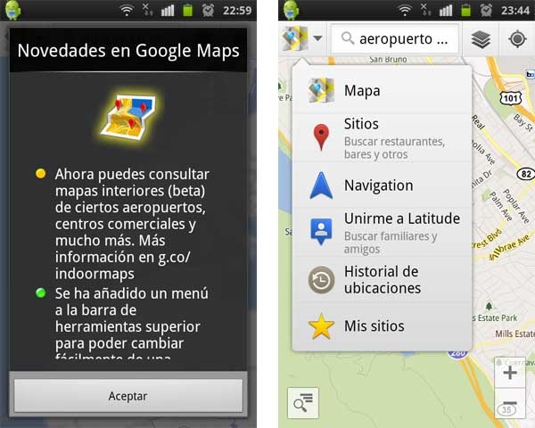 google maps 6.0 Android