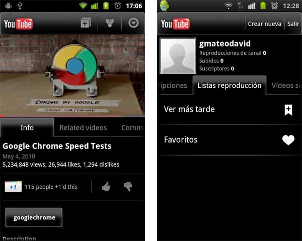 youtube android