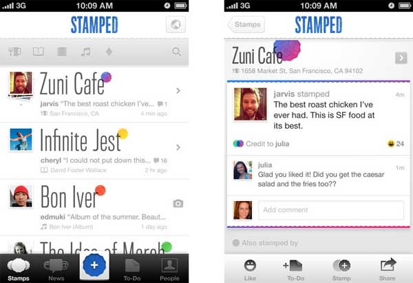 stamped iphone