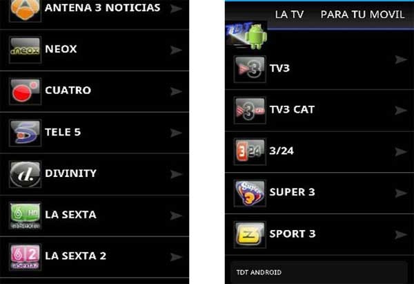 tdt android tv