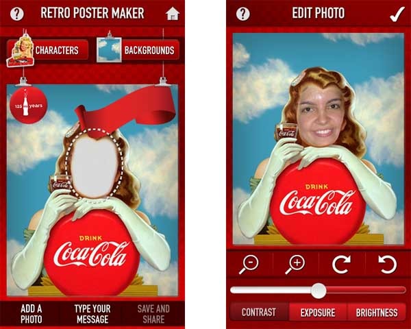 Coca-Cola Retro Poster Maker