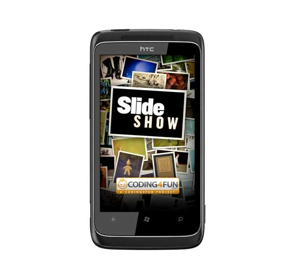 slide show windows phone 7