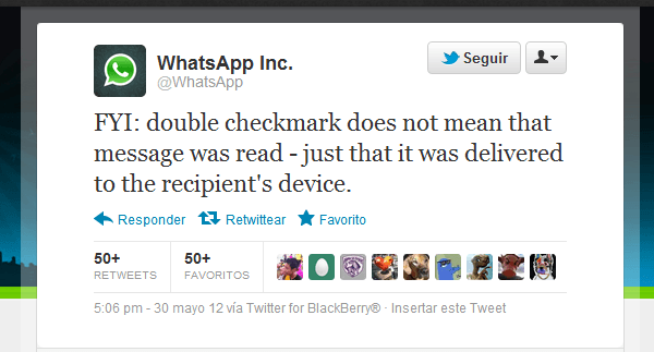WhatsApp acaba con el mito del doble check en sus mensajes 2