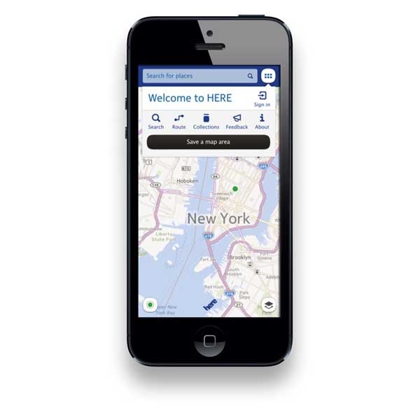 nokia here iphone