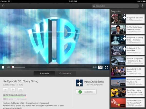 youtube ipad