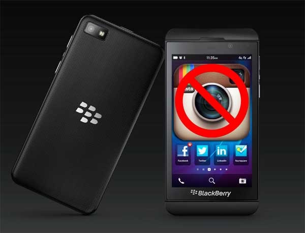 blackberry instagram