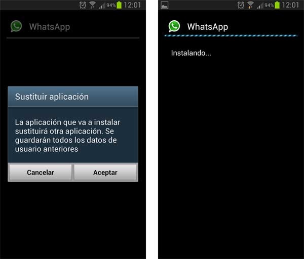 cómo instalar whatsapp