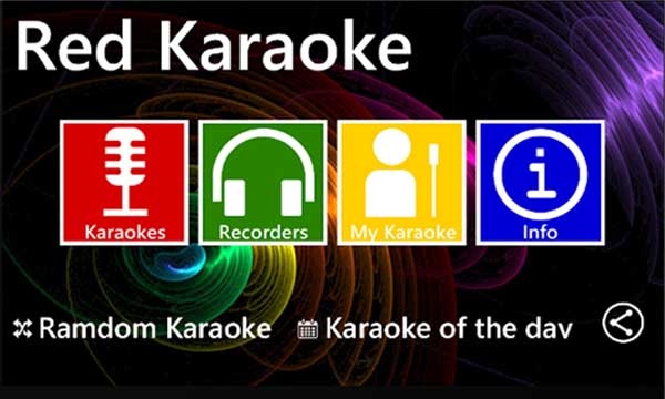 red karaokes