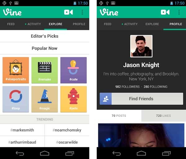 vine android descarga