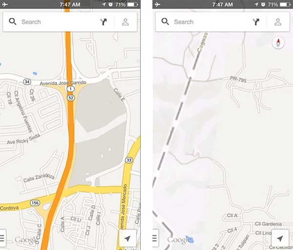google maps guardar mapas