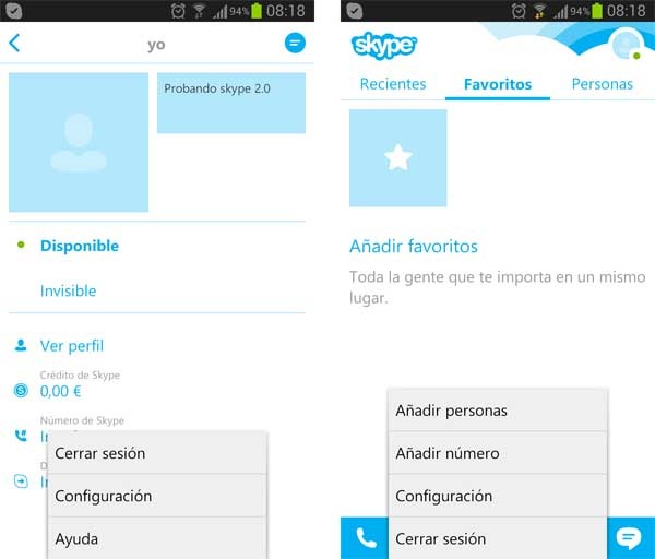 skype android 4.0