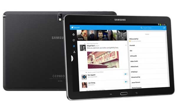 twitter tabletas samsung