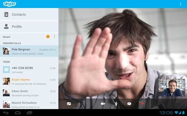 skype ahorro batería