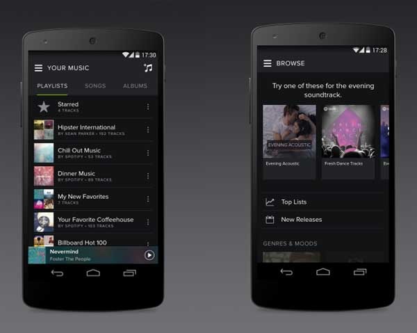 spotify negro android