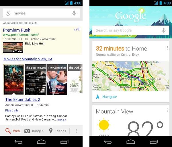 google now comercios cercanos