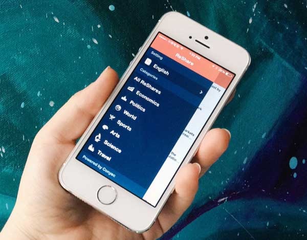 ReShare, una app de artí­culos internacionales traducidos a diferentes idiomas